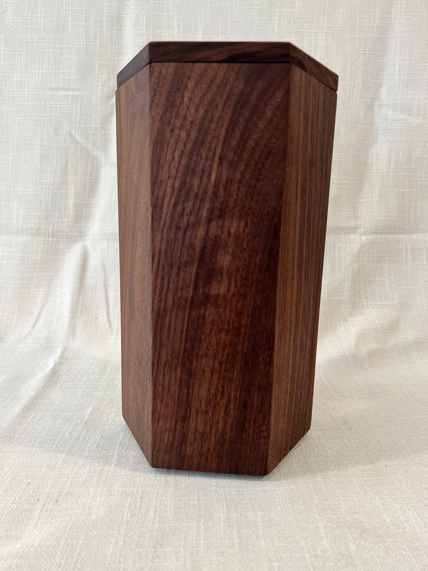 Black Walnut Magnetic Rotating Knife Block, includes free personalization