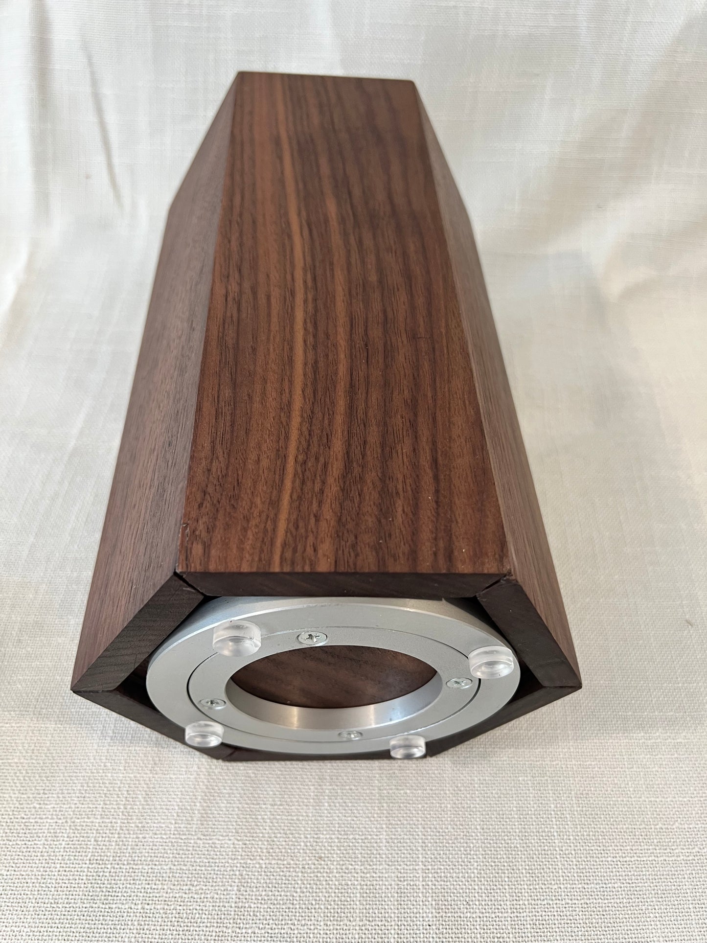 Black Walnut Magnetic Rotating Knife Block, includes free personalization