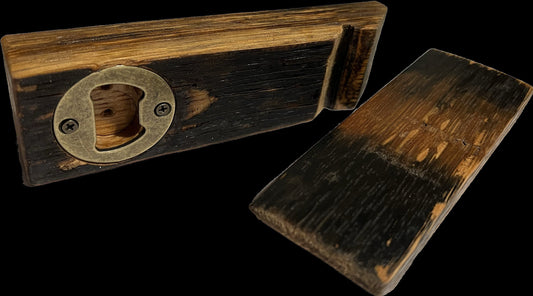 Bourbon Barrel Bottle Opener